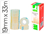 CINTA ADHESIVA Q-CONNECT TRANSPARENTE 33 MT X 19 MM