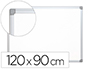 PIZARRA BLANCA Q-CONNECT LACADA MAGNETICA MARCO DE ALUMINIO 120X90 CM