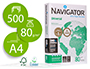 PAPEL FOTOCOPIADORA NAVIGATOR DIN A4 80 GRAMOS PAQUETE DE 500 HOJAS