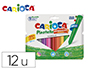 LAPICES CERA CARIOCA JUMBO TRIANGULAR CAJA DE 12 UNIDADESCOLORES SURTIDOS