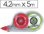 CORRECTOR Q-CONNECT CINTA MINI BLANCO 4,2 MM X 5 M EN BLISTER