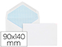 SOBRE LIDERPAPEL N.1 BLANCO MINIMO NORMALIZADO 90X140MM ENGOMADO SOLAPA DE PICO CAJA DE 500 UNIDADES
