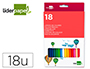 LAPICES DE COLORES LIDERPAPEL CAJA DE 18 UNIDADES COLORES SURTIDOS
