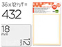 ETIQUETAS LIDERPAPEL SOBRE DE 10 H. + 2 H. OBSEQUIO 12X18 MM -36 UNIDADES POR HOJA