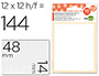 ETIQUETAS LIDERPAPEL SOBRE DE 10 H. + 2 H. OBSEQUIO 14X48 MM -10 UNIDADES POR HOJA