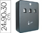 CENICERO BUZON Q-CONNECT METALICO 240X90X300 MM