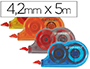 CORRECTOR Q-CONNECT CINTA MINI BLANCO 4,2 MM X 5 M BOMBONERA DE 28 UNIDADES