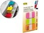 BANDERITAS SEPARADORAS RIGIDAS DISPENSADOR 3 COLORES POST-IT INDEX 686-PGO MEDIANOS22 BANDERITAS POR COLOR