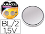PILA DURACELL ALCALINA LR44 BOTON BLISTER DE 2 UNIDADES