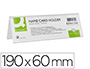 IDENTIFICADOR SOBREMESA Q-CONNECT METACRILATO 190X60 MM REF.5727
