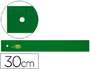 REGLA LIDERPAPEL 30 CM ACRILICO VERDE