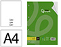 RECAMBIO LIDERPAPEL A4 100 HOJAS 100G/M2 LISO SIN MARGEN 4 TALADROS