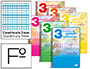 CUADERNO ESPIRAL LIDERPAPEL FOLIO PAUTAGUIA TAPA BLANDA 80H 75GR CUADRO PAUTADO 3MM CO N MARGEN COLORES SURTIDOS
