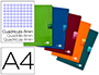 LIBRETA LIDERPAPEL SCRIPTUS A4 48 HOJAS 90G/M2 CUADRO 4MM CON MARGEN