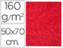 FIELTRO LIDERPAPEL 50X70CM ROJO 160G/M2