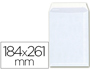 SOBRE LIDERPAPEL BOLSA A-6 OFFSET BLANCO 100 GR 184X261 MM CON TIRA DE SILICONA CAJA DE 250 UNIDADES