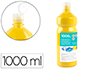 TEMPERA LIQUIDA LIDERPAPEL ESCOLAR 1000 ML AMARILLO
