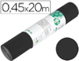 ROLLO ADHESIVO LIDERPAPEL UNICOLOR NEGRO MATE ROLLO DE 0,45 X 20 MT
