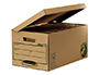 CAJON FELLOWES CARTON RECICLADO PARA ALMACENAMIENTO DE ARCHIVADORES CAPACIDAD 6 CAJAS DE ARCHIVO 80 MM
