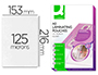 BOLSA DE PLASTIFICAR Q-CONNECT 153 X 216 MM 125 MC DIN A5 AUTOADHESIVAS CAJA DE 25 UNIDADES