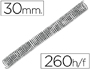 ESPIRAL METALICO Q-CONNECT 64 5:1 30MM 1,2MM CAJA DE 50 UNIDADES