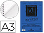 BLOC DIBUJO ACUARELA CANSON XL MIX MEDIA GRANO MEDIO DIN A3 MICROPERFORADO ESPIRAL 29,7X42CM 30 HOJAS 300 GR