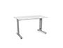 MESA DE OFICINA ROCADA METAL 2000AC04 ALUMINIO /BLANCO 120X60 CM