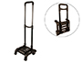 CARRO PORTAMOCHILAS LIDERPAPEL PLEGABLE NEGRO 860X280X260 MM