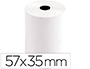 ROLLO SUMADORA TERMICO Q-CONNECT 57 MM ANCHO X 35 MM DIAMETRO PARA TPV SIN BISFENOLA