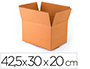 CAJA PARA EMBALAR Q-CONNECT FONDO AUTOMATICO MEDIDAS 425X300X200 MM ESPESOR CARTON 3 MM