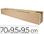 CAJA PARA EMBALAR Q-CONNECT TUBO MEDIDAS 725X95X95 MM ESPESOR CARTON 3 MM