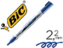 ROTULADOR BIC VELLEDA LIQUID POCKET PUNTA REDONDA 2,2 MM AZUL