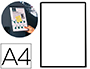 FUNDA MAGNETICA TARIFOLD PVC DIN A4 CON BANDA MAGNETICA PARA COLGAR NEGRO PACK 5 UNIDADES