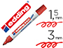 ROTULADOR EDDING PARA PIZARRA BLANCA 660 COLOR ROJO PUNTA REDONDA 1,5-3 MM