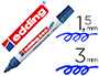 ROTULADOR EDDING PARA PIZARRA BLANCA 660 COLOR AZUL PUNTA REDONDA 1,5-3 MM RECARGABLE