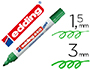 ROTULADOR EDDING PARA PIZARRA BLANCA 660 COLOR VERDE PUNTA REDONDA 1,5-3 MM
