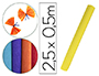 PAPEL CRESPON LIDERPAPEL ROLLO DE 50 CM X 2,5 M 85G/M2 AMARILLO