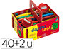 LAPICES CERA GIOTTO BEBE SUPER SCHOOLPACK DE 40 UNIDADES + 2 SACAPAUNTAS