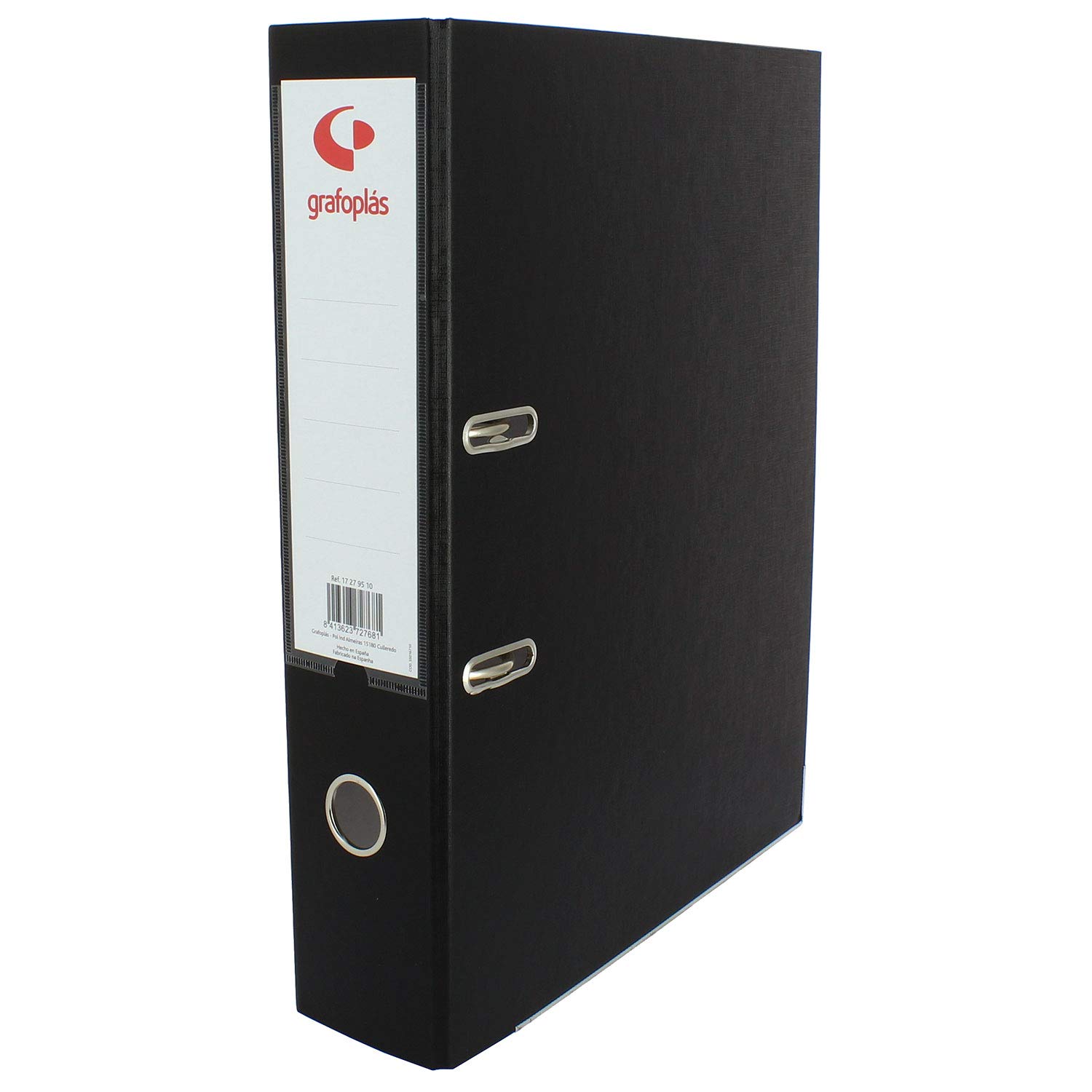 ARCHIVADOR PALANCA 65 COLOR NEGRO FOLIO LOMO ANCHO 290X350X75 GRAFOPLAS1327903