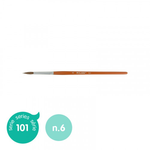 PINCEL ESCOLAR REDONDO SERIE 101, N 6 MILAN 80306