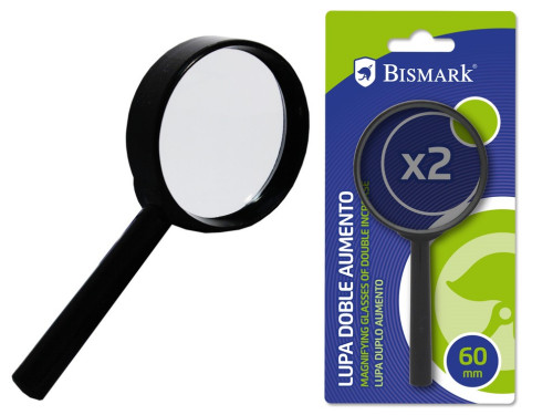 LUPA DOBLE AUMENTO DIAMETRO 75 MM BISMARK 330647